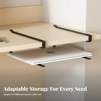 fastenon Laptop Holder multipurpose under-table Rack Sturdy Design for Students