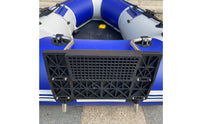 Inflatable Boat Motor Bracket Reinforced Boat Motor Mounting Bracket Watercraft Accessory Grid-Style Ribbed
