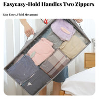 Underbed Storage container Foldable Design Closet Organizer Space Saving for Students