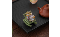 Color Changing Frog Statue Creative Design Tea Pet Tranquil Home Decor Decoration for Desktop