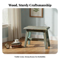 Miniature Plant Stool Rustic Design Miniature Decorative Stool Farmhouse Appeal Adaptable Use for Home Decorators, Balcony