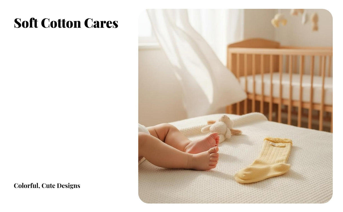Over the Knee Infant Socks Soft & Comfortable Infant Knee High Socks Skin-Friendly Infant Long Tube Stockings for Infants, Daily Wear