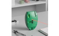 Right-Angle 90-Degree Laser Level Green Handheld Laser Level ABS Plastic Measuring Tool Compact for Layout Work, Installation