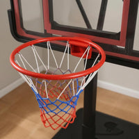 Mobile Basketball Hoop Telescoping Pole Portable Basketball Hoop Sports Gear Wheeled Transparent Backboard for Indoor