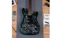 Double-Cutaway Replacement Guitar Body Standard Size Guitar Body with Neck Pocket Sturdy Pre-Drilled for Luthiers