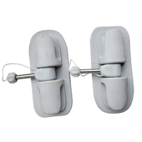 2 Pieces Rotating Paddle Lock Holder Secure Hold Boat Paddle Bracket Easy to Install Oar Holder Quick Release for Small Boat Users