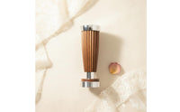 Walnut Wood Candle Holder Stainless Steel and Walnut and Metal Candlestick Polished Finish Candle Holder