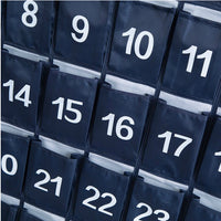 30-Pocket Oxford Cloth Wall-Mounted Phone Organizer