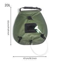 Temperature Indicator Solar Shower Bag Camping Shower Bag Outdoor Gear for Campers, Hikers, Hiking, Beach