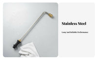 Leak-Proof Design Pressure Washer Extension Wand Stainless Steel Washer Wand for Car Detailers, DIY Enthusiasts