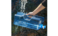 Food-Grade Material Flat Rectangular Water Carrier Large Capacity Outdoor Equipment Space-Saving Shape for Picnics