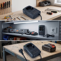 Cradle Charger Compact European Plug Adapter for DIYers, Workbench, Workshop