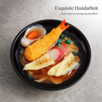 7cm Realistic Udon Noodle Bowl Keychain Ornament