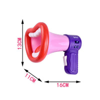 Toy Megaphone with Lanyard Novelty Voice Changer Megaphone Voice Changing Toy Handheld Loudspeaker Playful for Children, Parties