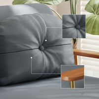 Folding Sofa Bed Padded Sofa with Pull out Bed Fold out Floor Couch Sleek Space-Saving for Guests, Small Apartments