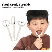 3 Pieces Food-Grade Material Oral Muscle Flexibility Training Tool Polished without Burrs Oral Muscle Tip Exerciser Set Lightweight And