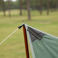 Awning Sun Protection Rain Fly Shelter Blackout Coating Camping Tarp for Beach