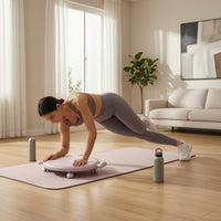 Silent Pilates Sliding Disc with Kneeling Pad Anti-Slip Ab Roller Disc Stable Fitness Equipment Smooth for Home Workout