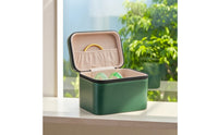 Zippered Bangle Organizer Box Compact Bangle Storage Box Portable Bracelet Organizer Safeguarding for Travelers