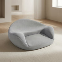 Ergonomic Cushion with Backrest Memory Foam Meditation Cushion Supportive Meditation Pillow Contoured for Meditators, Yogis, Mindful Movement Practice