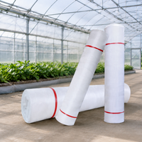 Ivory Garden Netting for Fruit Protection, 100m PE Mesh Netting Roll, Greenhouse & Raised Bed Barrier, Fine Screen Mesh for Prevention