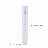 Translucent White Anti-Slip Golf Grip Sleeve Plastic-Like Golf Club Grip Sleeve Hanging Loop Athletic Accessory Cylindrical