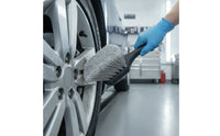 Wheel and Tire Brush Short-Handled Wheel and Tire Cleaning Kit Rim Clean Brush for Auto Detailing