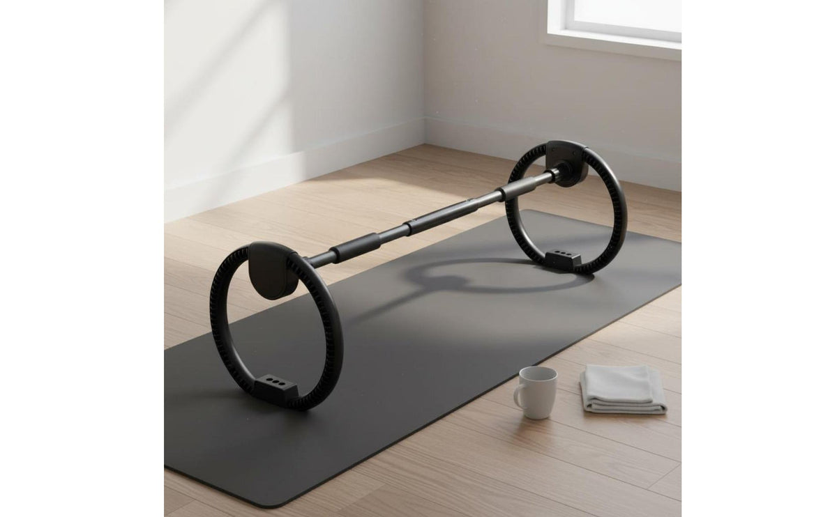 Manual Exercise Hoop Multi-Function Handheld Fitness Hoop Exercise Circle for Home Workout