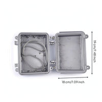 Weatherproof Access Point Bridge Enclosure with Hinge Rugged Waterproof Metal Housing Heavy-Duty for System Integrators