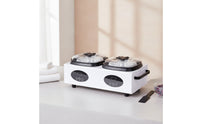 Double Pot Depilatory Heater Independent Temperature Control Depilatory Heater with Dual Pots Fast Heating Overheating