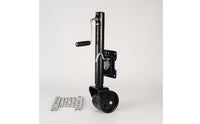 Side-Wind Trailer Jack with Wheel Swivel Trailer Jack Coated Hardware Bolt-on for Boat Owners