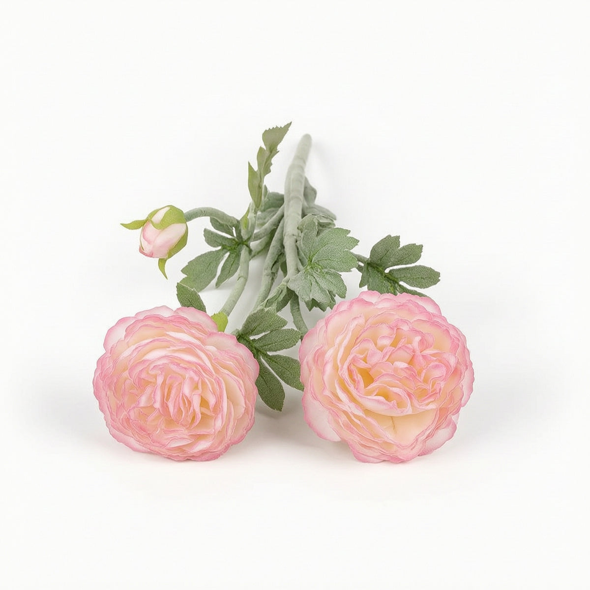 Artificial Peony Bouquet with Velvet Finish