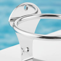 Mirror Polished Stainless Steel Cup Holder Marine Cup Holder Rust Proof for Caravan