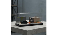 1:64 Parking Lot Diorama Box Realistic Details Model Car Garage Detailed Detail Diecast Car Display Case Case for Collectors, Enthusiasts, Desk