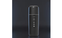 Dual Voltage Car Electric Kettle Stainless Steel Car Kettle with LCD Display Portable Compact for Road Trippers