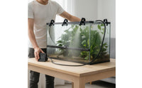 Terrarium Misting System Kit Automatic-Priming Pump Exotic Spray System Automatic Creature Mister Press Screen Control