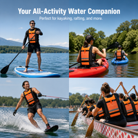 Adult Professional Buoyancy Aid Vest for Kayaking Paddleboarding Rafting Surfing
