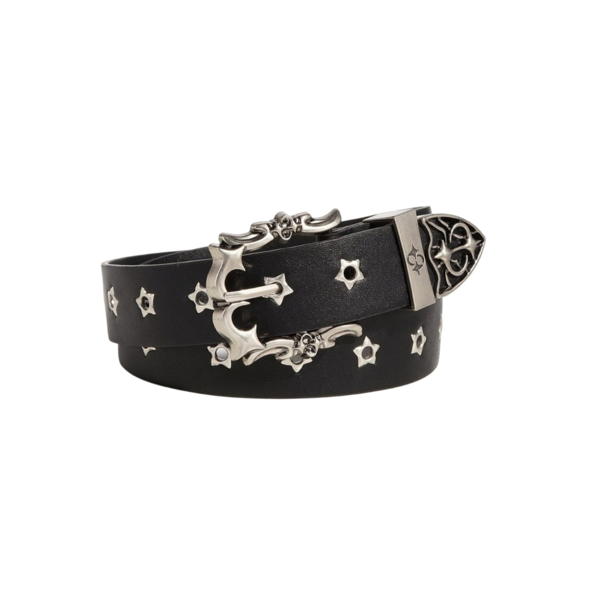 Classic Belt with Star Studs Rock Icon Belt Punk Goth for Concerts