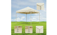 Metal Frame Folding Canopy Tent Foldable Peaked Canopy Tent