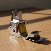 All Steel down Folding Presser Foot Long-Lasting Roller Presser Foot Multifunctional Sewing Machine Accessory for Tailors