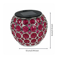 Auto On/deactivate LED Garden Sphere Light Energy Saving LED Garden Ball Waterproof for Patio, Balcony, Tabletop