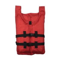Quick-Release Buckles Personal Flotation Device 500D Material Sleeveless Life Vest Textured Polyester Boating Life Vest Raised Shoulders for Adults, Fishing, Dragon Boat Use, Swimming
