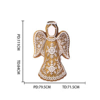 Gingerbread Angel Costume Deluxe Gingerbread Costume Easy to Wear Seasonal Attire for Actors, Themed Character Gatherings