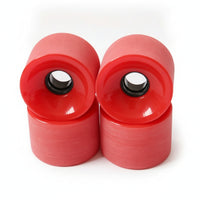 4 Pieces Street Riding Wheels Sports Apparatus Surfboard Wheels Cylindrical Shape Center Bearing Opening