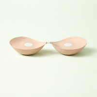 Sticky Bra Push Up Strapless for Women Wedding Dress, Reusable Invisible Breast Pads for Backless Support