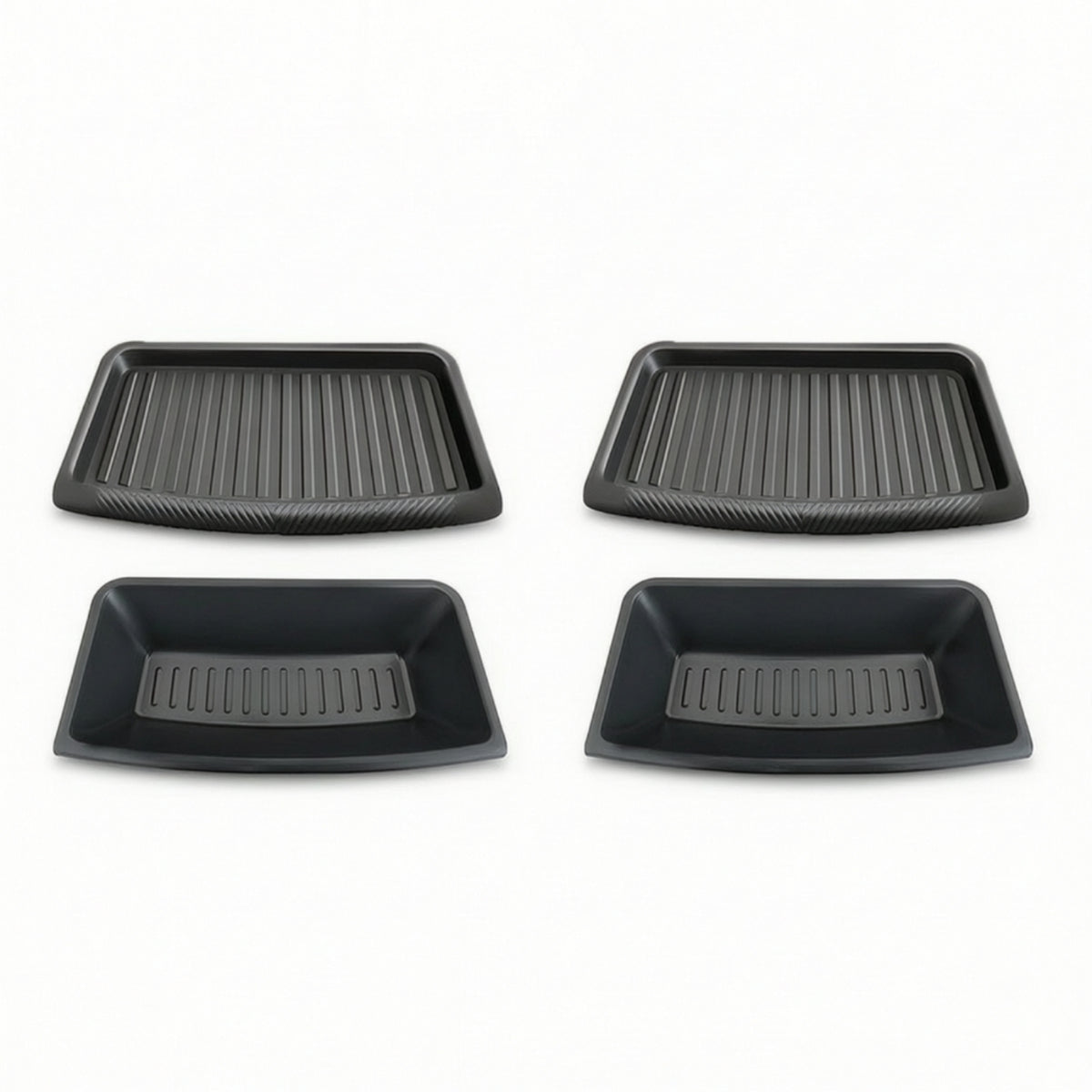 2 Pieces Under-Seat Storage Box Concealed Under-Seat Organizer Box Underseat Organizer Space-Saving Underseat Storage Bin