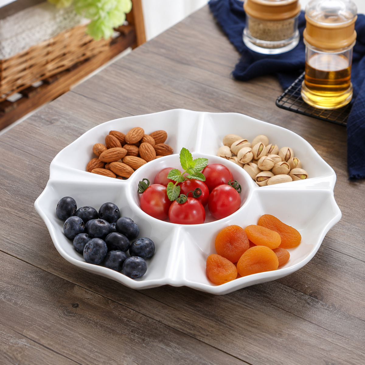 divided serving platter