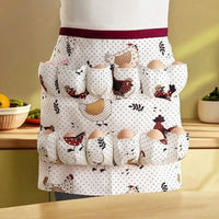 Egg Gathering Apron Cute Egg Collecting Apron Adjustable Long-Lasting for Homesteaders, Chicken Coop, Backyard Farm