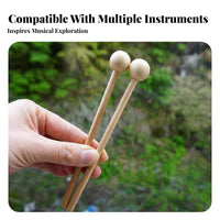 Childsafe spherical-headtiped Beater adaptable Percussion Mallet Brightly Colored Musical Accessory sturdy for young children, Beginners, Music instructors, Kindergarten, Practice periods, Playroom, Home