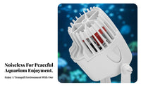 Aquarium Water Circulator Pump Suction Cup Mount Double Head Aquarium Pump Adjustable Direction Fish Tank Water Pump